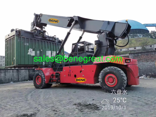 Chinese container reach stacker manufacturer vs Sany 45ton container lift truck Hyster 45 ton container stacker price поставщик