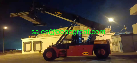 Chinese container reach stacker manufacturer vs Sany 45ton container lift truck Hyster 45 ton container stacker price поставщик