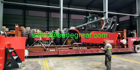 Chinese container reach stacker manufacturer vs Sany 45ton container lift truck Hyster 45 ton container stacker price поставщик