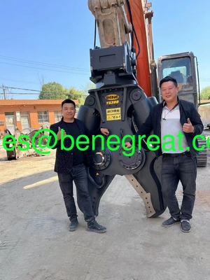 Excavator attachment for construction machinery rotary metal shear Demolition shear for CAT SANY 6T to 50T excavators поставщик