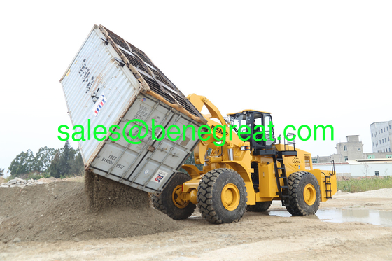 Railroad Car Dumper for 20ft container Chinese BENE 40ton to 42ton fork loader for 24ft container unloading поставщик