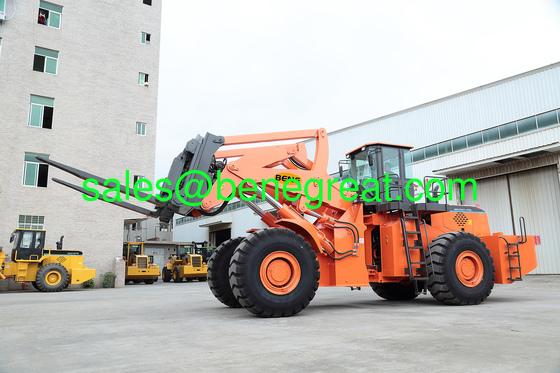 Railroad Car Dumper for 20ft container Chinese BENE 40ton to 42ton fork loader for 24ft container unloading поставщик
