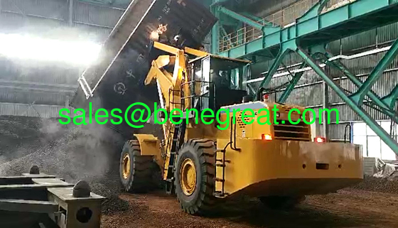 Railroad Car Dumper for 20ft container Chinese BENE 40ton to 42ton fork loader for 24ft container unloading поставщик