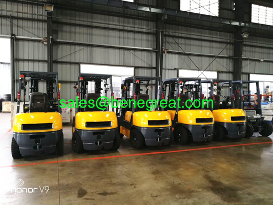 diesel forklift with 6600lbs capacity isuzu engine 3ton lift truck with hydraulic transmission for sale поставщик