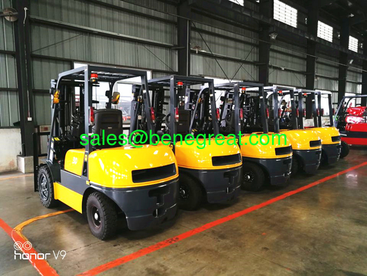 diesel forklift with 6600lbs capacity isuzu engine 3ton lift truck with hydraulic transmission for sale поставщик