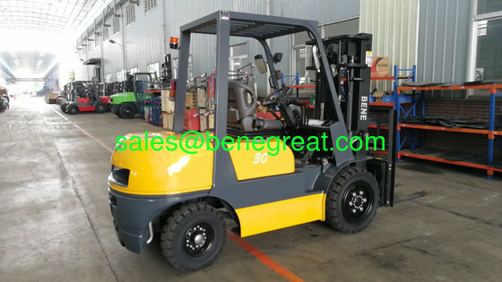diesel forklift with 6600lbs capacity isuzu engine 3ton lift truck with hydraulic transmission for sale поставщик