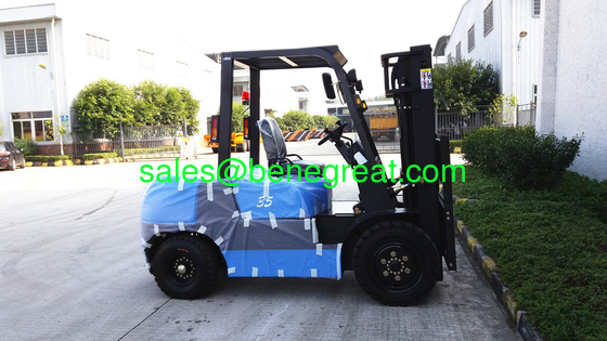 3.5ton diesel forklift with isuzu engine 3.5t forklift truck with hydraulic transmission поставщик