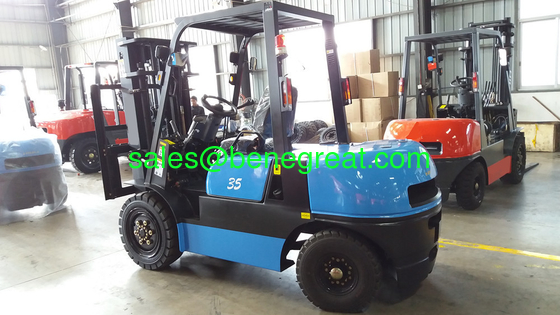 3.5ton diesel forklift with isuzu engine 3.5t forklift truck with hydraulic transmission поставщик