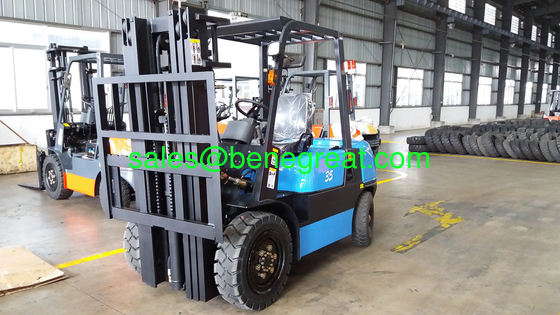 3.5ton diesel forklift with isuzu engine 3.5t forklift truck with hydraulic transmission поставщик