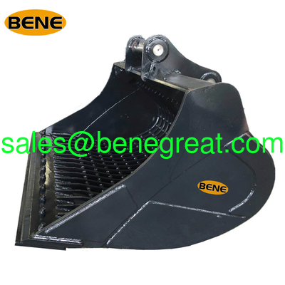 Excavator rock sieve bucket Skeleton buckets with NM400 steel поставщик