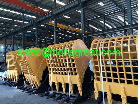 Excavator rock sieve bucket Skeleton buckets with NM400 steel поставщик