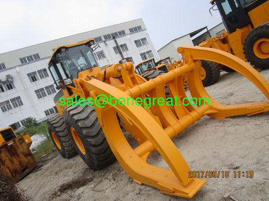 brand new 10ton to 12ton wheel loader log loader 10ton/12ton wheel loader with grapples attachments поставщик
