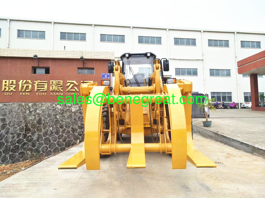 Lonking LG850 wheel Loader 5ton wheel loader with log grapple поставщик