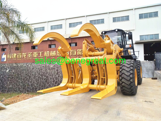 Lonking LG850 wheel Loader 5ton wheel loader with log grapple поставщик