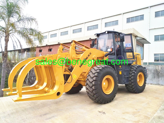 Lonking LG850 wheel Loader 5ton wheel loader with log grapple поставщик