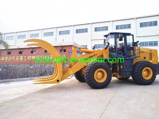 Lonking LG850 wheel Loader 5ton wheel loader with log grapple поставщик