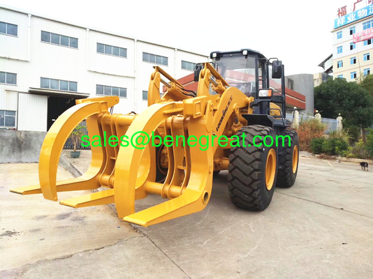 Lonking LG850 wheel Loader 5ton wheel loader with log grapple поставщик