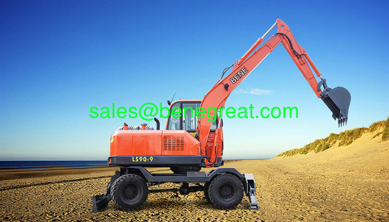 small wheel excavator with 0.23cbm bucket log grapple for sugarcane loading поставщик