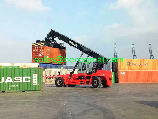 Chinese 45 ton container reach stacker manufacturer with DANA transmission поставщик