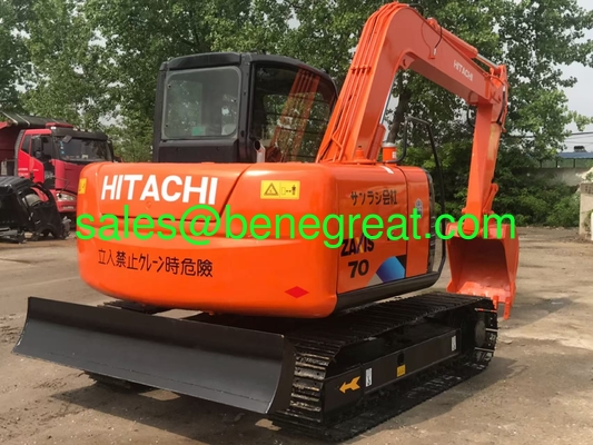 Использованный экскаватор HITACHI ZX70 с силой 55KN 6400 кг рабочей массы и 565 рабочих часов для продажи поставщик