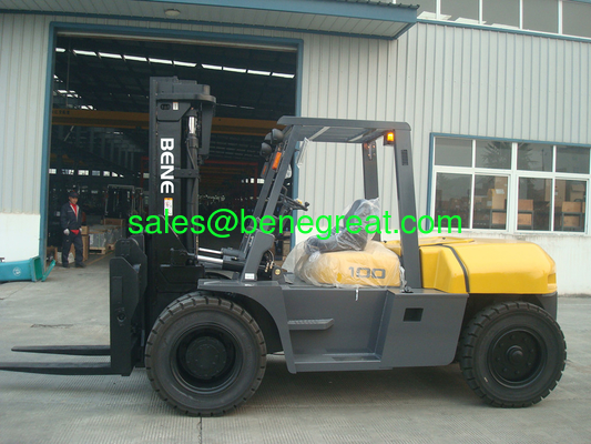 BENEN 10 ton forklift truck VS TCM 10 ton diesel forklift with ISUZU 6BG1 engine поставщик