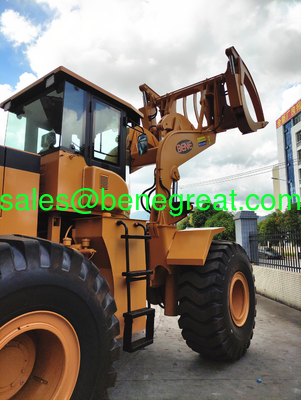 8 ton to 15 ton load capacity log loader BEM15-J wheel loader with wood clamp for sale поставщик