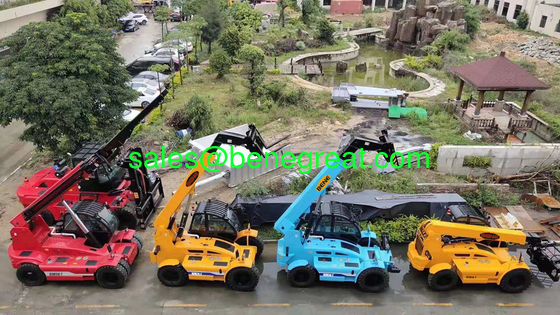 2.5ton to 12ton telehandler 3 ton telescopic forklift 4ton 4X4 WD all terrain forklift поставщик